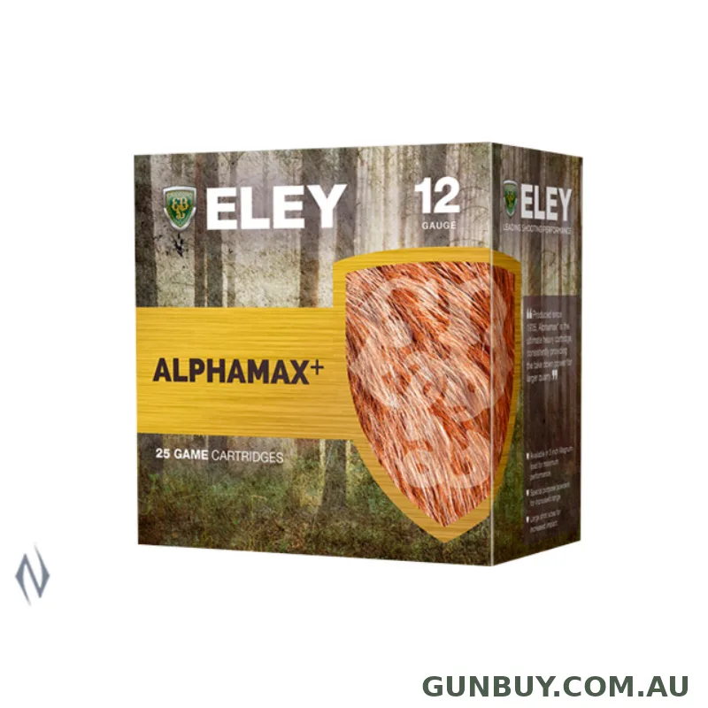 Eley Alphamax 12 Gauge 32g 4 Shot 1312fps Heavy Game 25pk