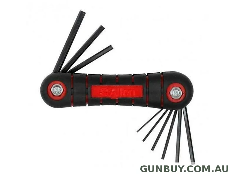 Allen Pro Series Archery 9 In 1 Multi Wrench Tools - Red Black #al15990