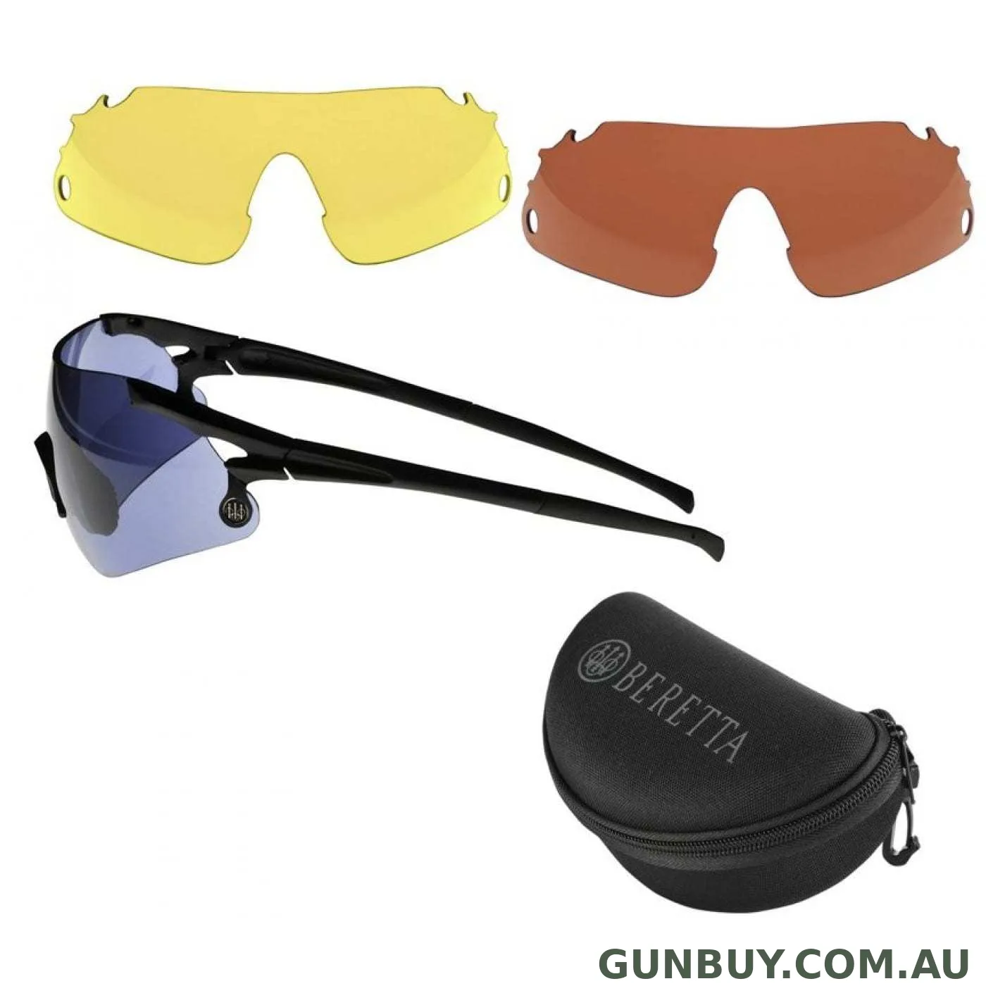 Beretta Trident Shooting Glasses With 3 Lens