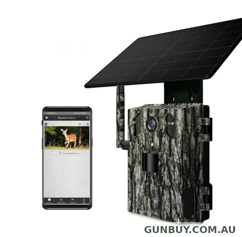 CCOP PROA8V2 4G Trail Camera With Live Feed And Solar Panel 14MP 2.7K