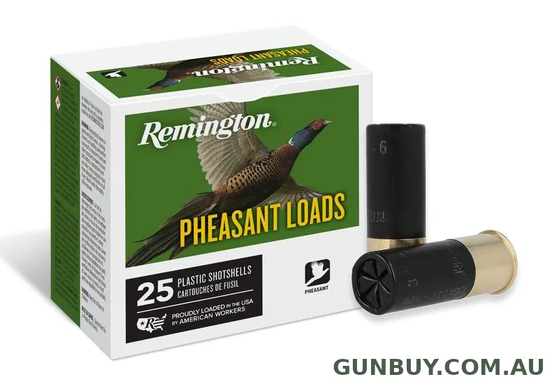 Remington Pheasant Load 12 Gauge #6 Lead 1330fps 25pk #PL126
